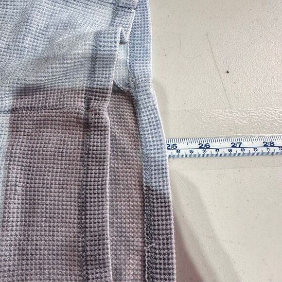 Splendid Frosty Thermal Long Sleeve Top Blue Size XL Ruffles Raw Exposed Hems - Picture 9 of 9